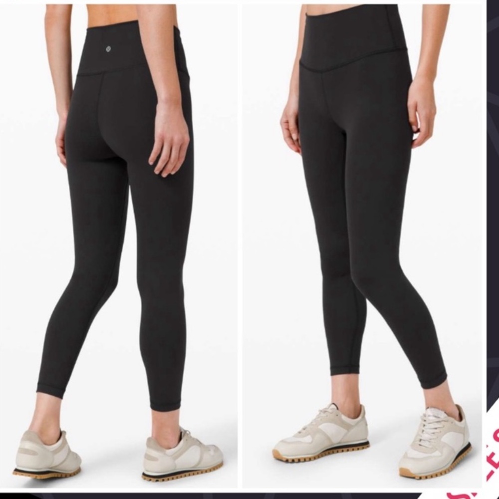 Lululemon Wunder Train High-Rise Tight 25" Black Size 20 NWOT